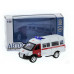 Машина АВТОПАНОРАМА инерц. ГАЗель (скорая) 1/50, в/к 14,5*8*5,5 см