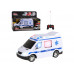 Радиоуправляемая машина AUTODRIVE Полиция, 1/18, белый, 27MHz, свет, в/к, 28*11*19,2см