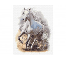 Картина по номерам на дереве 40х50 ГРАЦИЯ (25 цветов)