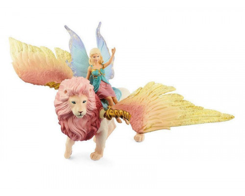Фигурка Schleich Фея, летящая на крылатом льве
