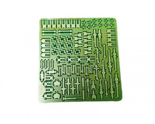 Скобянка для дверей, фототравление, 1/50-1/72