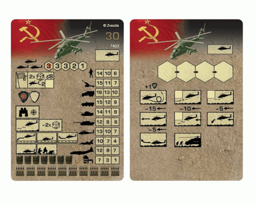 Сборная модель ZVEZDA Советский ударный вертолёт Ми-24В, 1/144