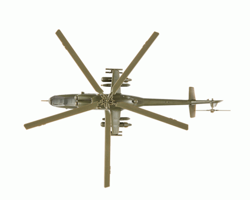 Сборная модель ZVEZDA Советский ударный вертолёт Ми-24В, 1/144