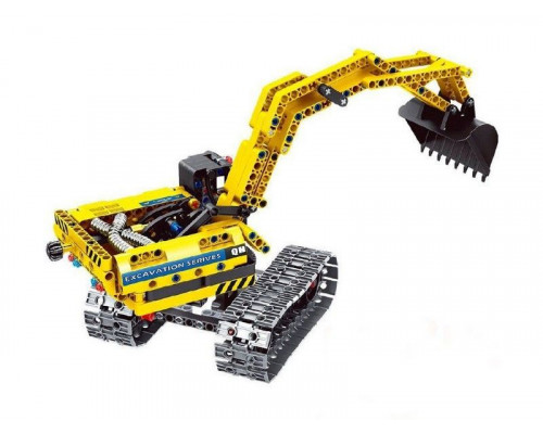Конструктор Qihui Mechanical Master 2 в 1 Экскаватор и Робот (342 детали)