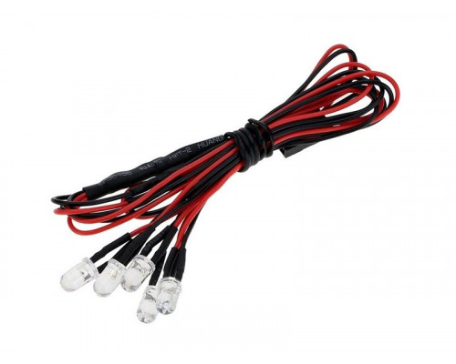 Передние светодиодные прожекторы на кузов для краулеров 1/10, черный