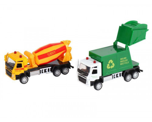 Набор АВТОПАНОРАМА Городские службы 2, 1/72, инерция, в/к 30*13*10 см