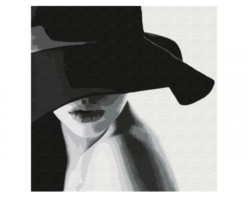 Картина по номерам 30х30 НЕЗНАКОМКА (12 цветов)