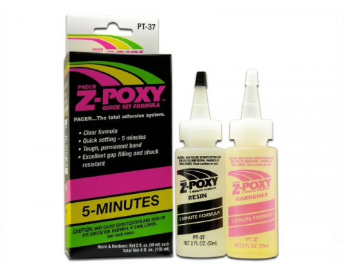 Эпоксидная смола ZAP Z-Poxy 5мин., двухкомпонентная, 118мл (sets)
