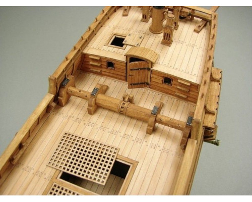 Сборная картонная модель Shipyard флейт Schwarzer Rabe (№39), 1/96