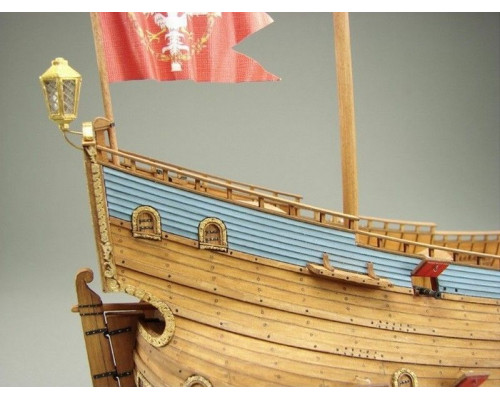 Сборная картонная модель Shipyard флейт Schwarzer Rabe (№39), 1/96