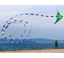 Пилотажный хвост-труба 23м (черно-белый)