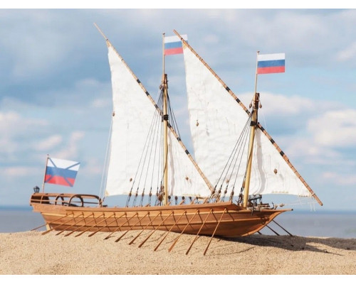 Сборная деревянная модель корабля Technell Азовская скампавея, 1/48