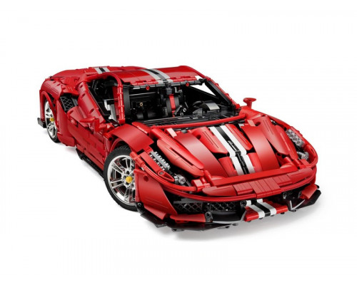 Конструктор CaDA MASTER спорткар Italian Super Car, красный 1/8 (3236 деталей)