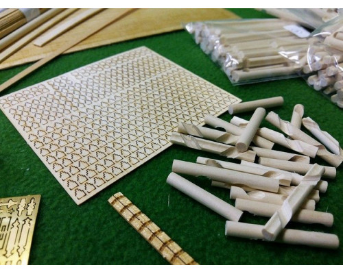 Сборная деревянная модель СВМодель. Колокольня Зашиверского острога, 1600 деталей, 1/60