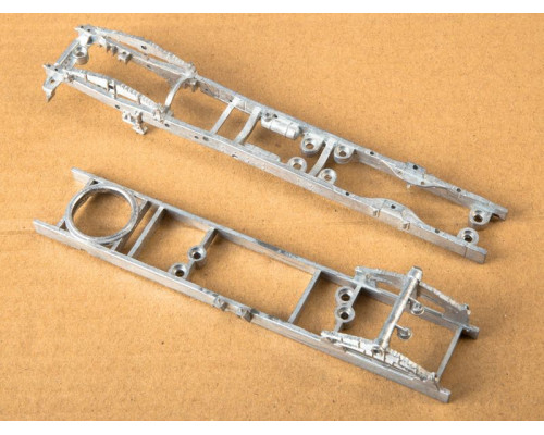 Сборная модель AVD КАМАЗ-53212 контейнеровоз с прицепом ГКБ-8350, 1/43