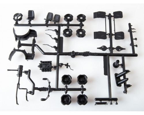 Сборная модель AVD КАМАЗ-53212 контейнеровоз с прицепом ГКБ-8350, 1/43