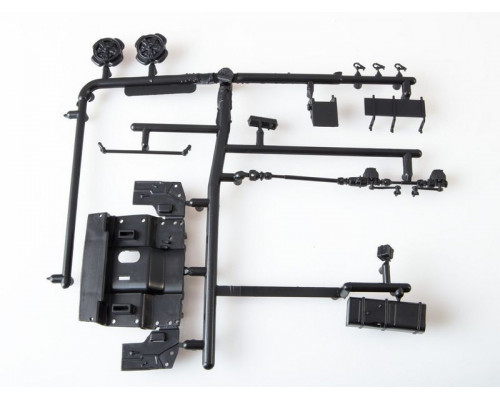 Сборная модель AVD КАМАЗ-53212 контейнеровоз с прицепом ГКБ-8350, 1/43