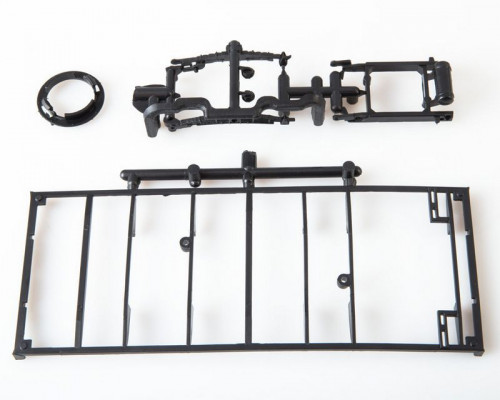 Сборная модель AVD КАМАЗ-53212 контейнеровоз с прицепом ГКБ-8350, 1/43