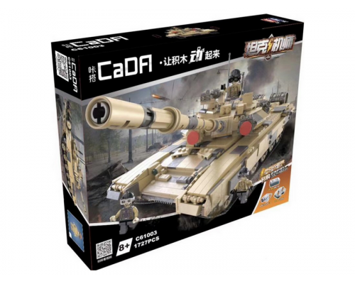 Конструктор CaDA Танк Т90 (1722 детали)
