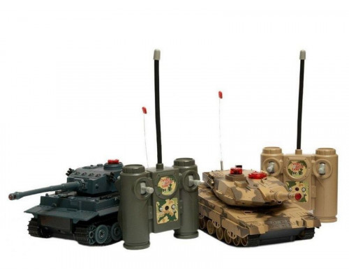 Р/У танковый бой Huan Qi 1:32 IV Tiger vs Leopard 2A5, 2.4G