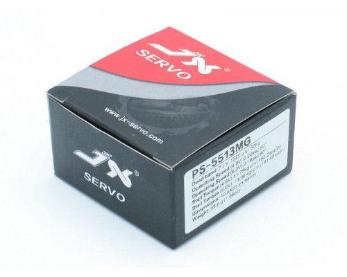 Сервомашинка аналоговая JX Servo PS-5513MG (55.6г/13.06/0.18/6V) стандартная