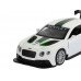 Машина АВТОПАНОРАМА Bentley Continental GT3, белый, 1/43, инерция, в/к 17,5*12,5*6,5 см