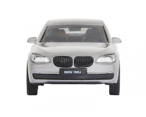 Машина АВТОПАНОРАМА BMW 760 LI, серебряный, 1/46, инерция, в/к 17,5*12,5*6,5 см