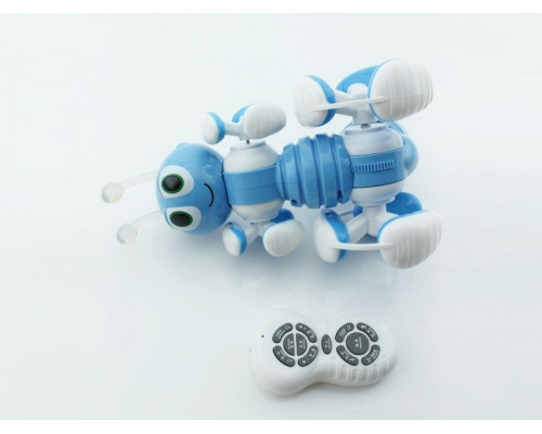 Р/У робот-муравей трансформируемый, звук, свет, танцы (синий)