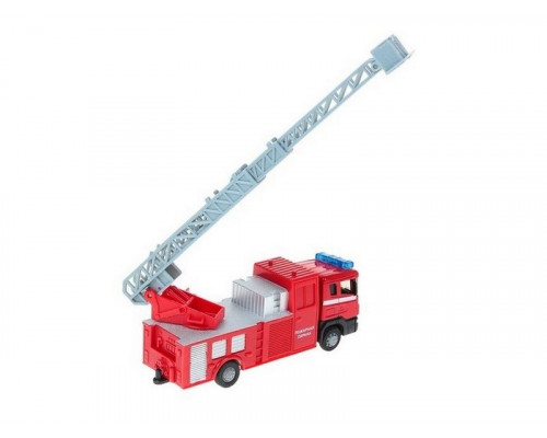 Машина Autotime SCANIA пожарная с лестницей 1:48