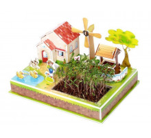 3D пазл из пенокартона ФЕРМА И ВЕТРЯНАЯ МЕЛЬНИЦА (23 детали)