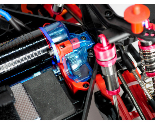 Радиоуправляемый монстр Remo Hobby Dinosaurs Master Brushless UPGRADE (красный) 4WD 2.4G 1/8 RTR