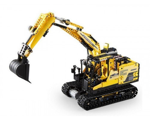 Радиоуправляемый конструктор CADA 2 в 1 экскаватор ROCK MAN (930 деталей), (китайская коробка)