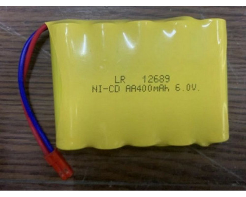 Аккумулятор Ni-Cd 400mAh, 6V, JST для Huina 1510, 1520, 1530, 1540, 1586