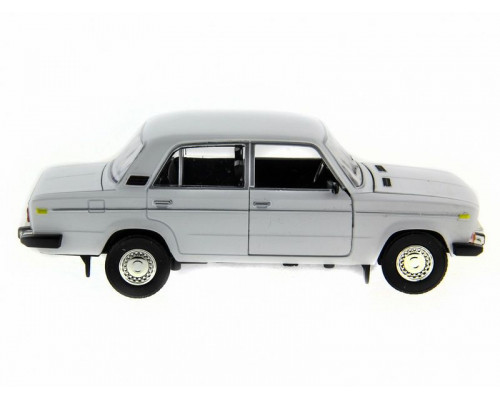 Машина АВТОПАНОРАМА ВАЗ 2106 белая,1/22, инерция, Pull Bаck механизм,  в/к 10*12*22 cм