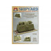 Сборная картонная модель Shipyard бронедрезина Leningrad(№43), 1/25