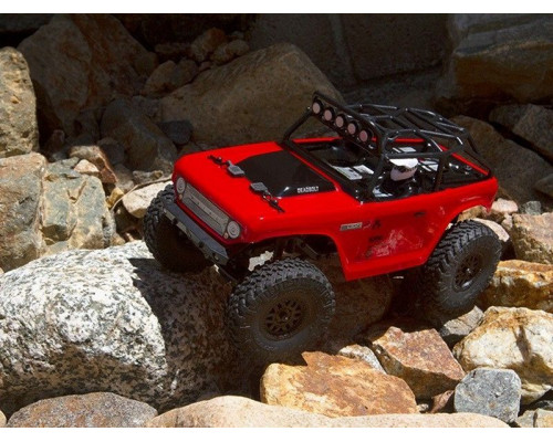 Модель для трофи 1:24 Axial SCX24 Deadbolt 4WD, электро, RTR (красный)
