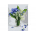 Картина по номерам 15х20 БУКЕТ С ЛАНДЫШАМИ (16 цветов)