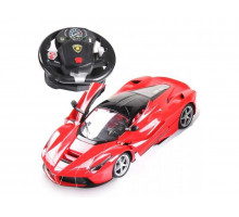 Р/У машина MZ Ferrari La Ferrari 2088F 1/10 GYRO-руль, (открываются двери) +акб