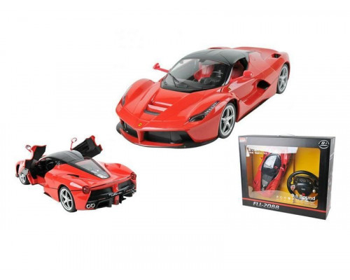Р/У машина MZ Ferrari La Ferrari 2088F 1/10 GYRO-руль, (открываются двери) +акб