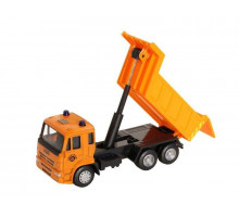 Машина "АВТОПАНОРАМА" "Самосвал", оранжевый, 1/54, инерция, в/к 16,5*6,4*9 см