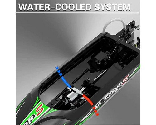 Радиоуправляемый катер Volantex RC Vector S чёрный 2.4G RTR