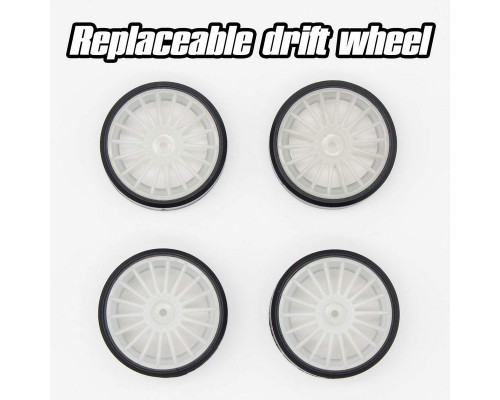 Радиоуправляемая машина Volantex RC для дрифта голубой 4WD 2.4G 1/14 RTR