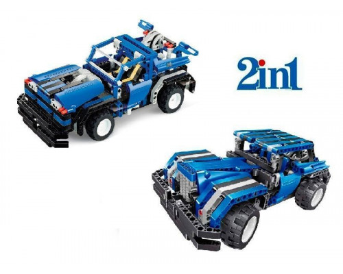 Р/У конструктор Qihui Mechanical Master 2 в 1 Спорткар и Седан (443 детали)