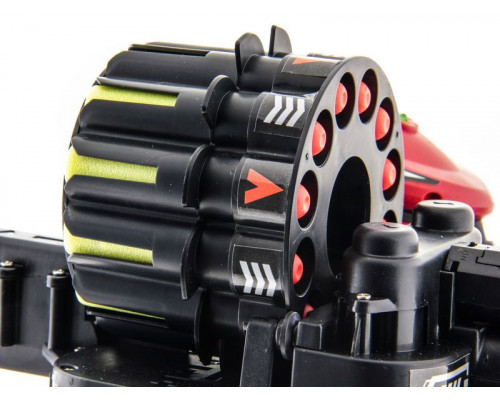 Р/У боевой робот-паук Space Warrior, лазер, ракеты, красный, Ni-Mh и З/У, 2.4G