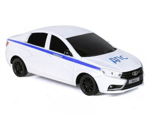 Радиоуправляемая машина AUTODRIVE Lada Vesta полиция, 1/16, белый, 40MHz, в/к 35*16,5*12,5см