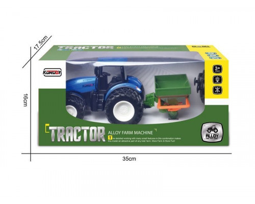 Р/У фермерский трактор Korody с поливалкой, мет. кузов, двойные колеса 1/24 2.4G 6CH RTR