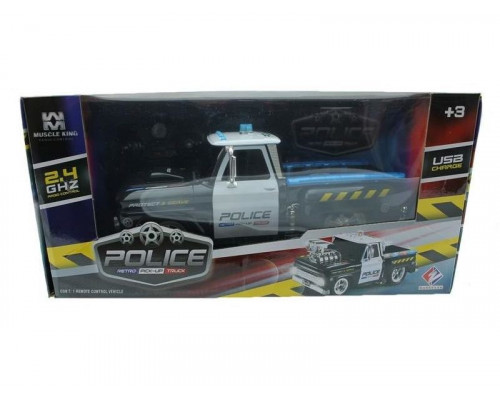 Р/У полицейский пикап из серии Muscle Сar с тюнингом 1/16 + свет + звук