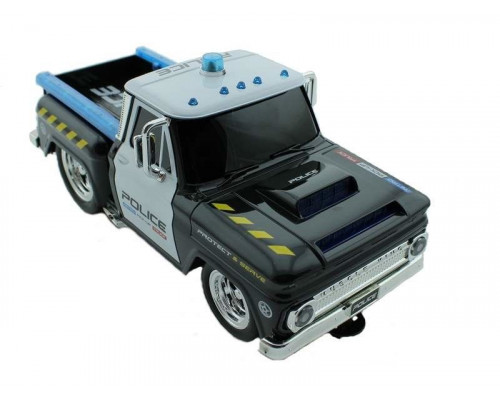 Р/У полицейский пикап из серии Muscle Сar с тюнингом 1/16 + свет + звук