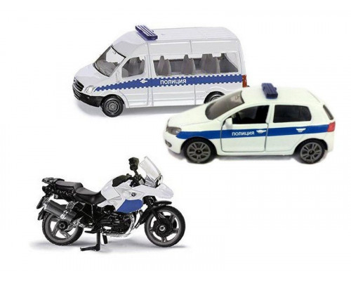 Набор машин Siku 1824RUS Полиция 1/55, белый