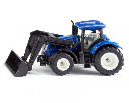Трактор Siku 1396 New-Holland TTV 7150, с фронтальным погрузчиком, синий